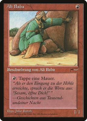 Ali Baba (German) card from Renaissance