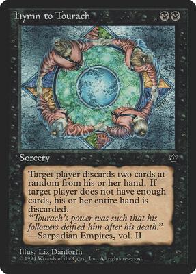 Hymn to Tourach (Danforth) card from Fallen Empires