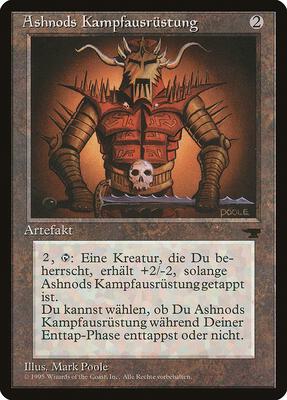 Ashnod's Battle Gear (German) - "Ashnods Kampfausrustung" card from Renaissance
