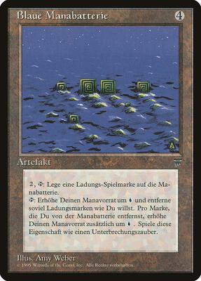 Blue Mana Battery (German) - "Blaue Manabatterie" card from Renaissance