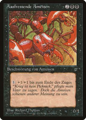 Carrion Ants (German) - "Aasfressende Ameisen" card from Renaissance