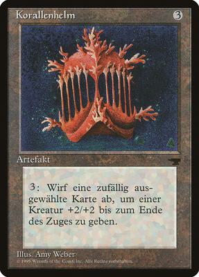 Coral Helm (German) - "Korallenhelm" card from Renaissance