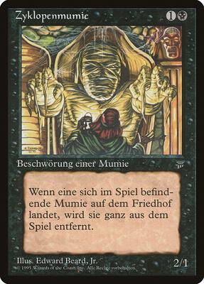 Cyclopean Mummy (German) - "Zyklopenmumie" card from Renaissance