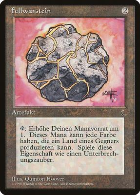 Fellwar Stone (German) - "Fellwarstein" card from Renaissance