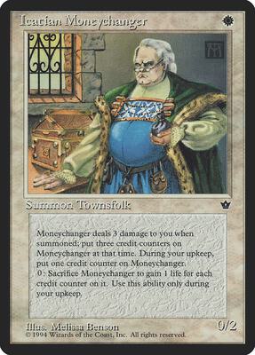 Icatian Moneychanger (Benson) card from Fallen Empires