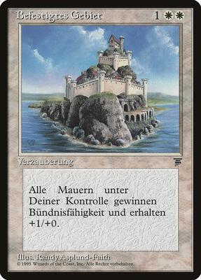 Fortified Area (German) - "Befestigtes Gebiet" card from Renaissance