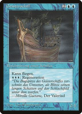 Ghost Ship (German) - "Geisterschiff" card from Renaissance