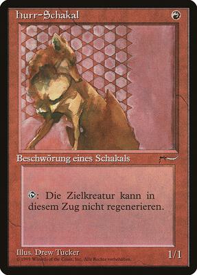 Hurr Jackal (German) - "hurr-Schakal" card from Renaissance