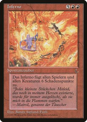 Inferno (German) card from Renaissance