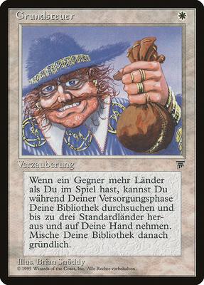 Land Tax (German) - "Grundsteuer" card from Renaissance