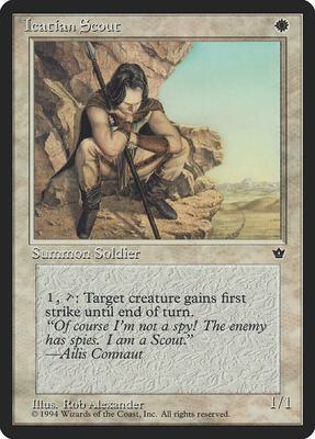 Icatian Scout (Alexander) card from Fallen Empires