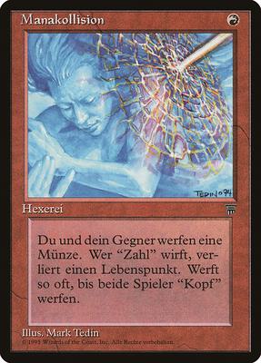Mana Clash (German) - "Manakollision" card from Renaissance