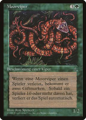 Marsh Viper (German) - "Moorviper" card from Renaissance