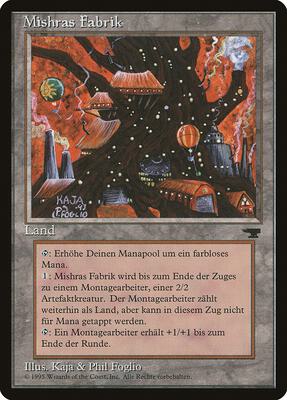 Mishra's Factory (German) - "Mishras Fabrik" card from Renaissance