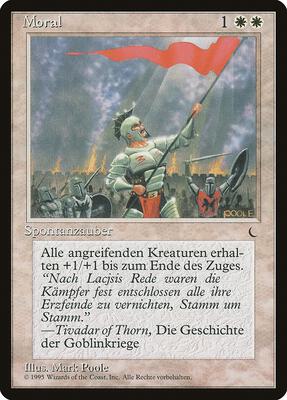 Morale (German) - "Moral" card from Renaissance