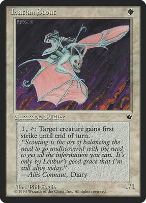 Icatian Scout (Foglio) card from Fallen Empires