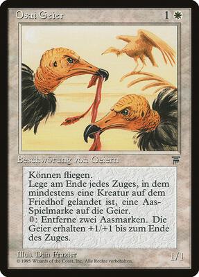 Osai Vultures (German) - "Osai Geier" card from Renaissance