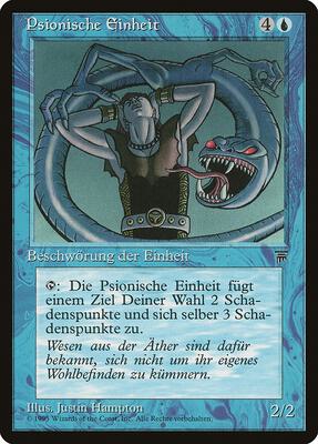 Psionic Entity (German) - "Psionische Einheit" card from Renaissance