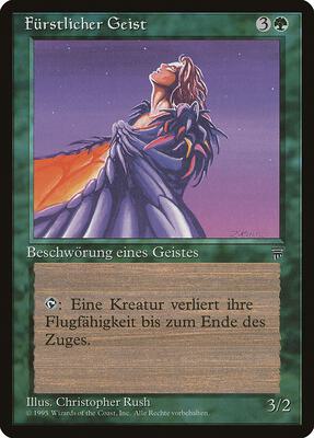 Radjan Spirit (German) - "Furstlicher Geist" card from Renaissance