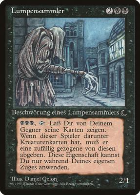 Rag Man (German) - "Lumpensammler" card from Renaissance