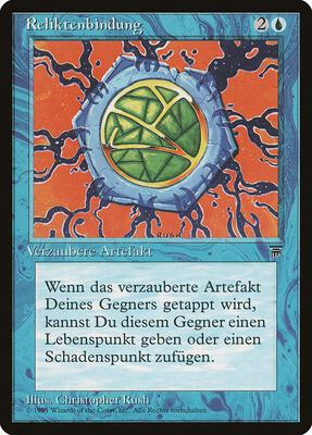 Relic Bind (German) - "Reliktenbindung" card from Renaissance
