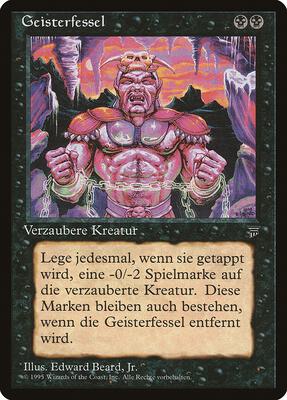 Spirit Shackle (German) - "Geisterfessel" card from Renaissance