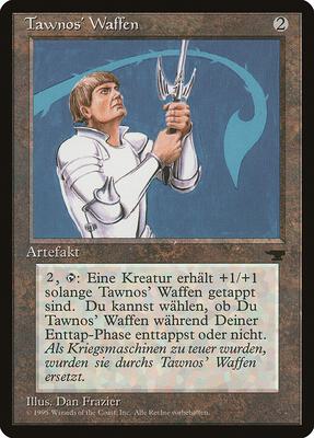 Tawnos's Weaponry (German) - "Tawnos' Waffen" card from Renaissance