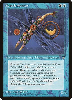Time Elemental (German) - "Zeitelementar" card from Renaissance