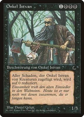 Uncle Istvan (German) - "Onkel Istvan" card from Renaissance