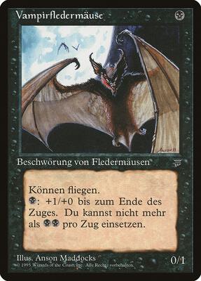 Vampire Bats (German) - "Vampirfledermause" card from Renaissance