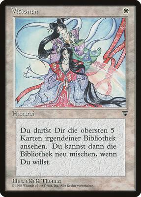 Visions (German) - "Visionen" card from Renaissance