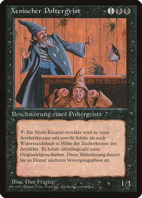 Xenic Poltergeist (German) - "Xenischer Poltergeist" card from Renaissance