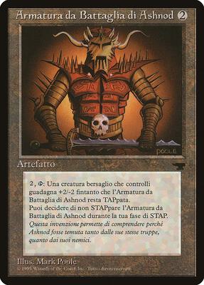 Ashnod's Battle Gear (Italian) - "Armatura da Battaglia di Ashnod" card from Renaissance