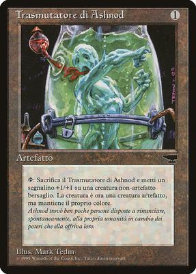 Ashnod's Transmogrant (Italian) - "Trasmutatore di Ashnod" card from Renaissance