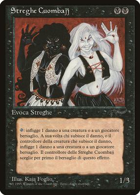 Cuombajj Witches (Italian) - "Streghe Cuomabajj" card from Renaissance