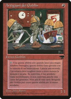 Goblin Artisans (Italian) - "Artigiani dei Goblin" card from Renaissance
