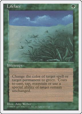Lifelace card from Fourth Edition