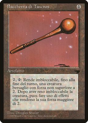 Tawnos's Wand (Italian) - "Bacchetta di Tawnos" card from Renaissance