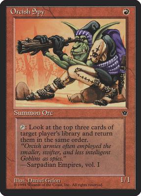 Orcish Spy (Gelon) card from Fallen Empires