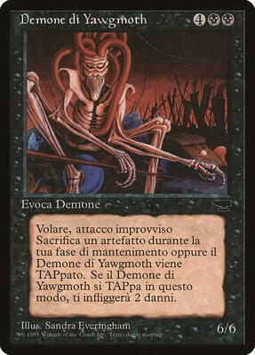 Yawgmoth Demon (Italian) card from Renaissance