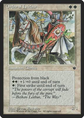 Order of Leitbur (Wackwitz) (Facing Left) card from Fallen Empires