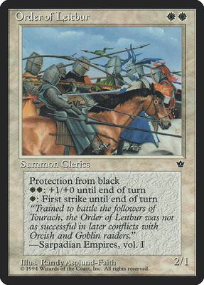 Order of Leitbur (Asplund-Faith) card from Fallen Empires