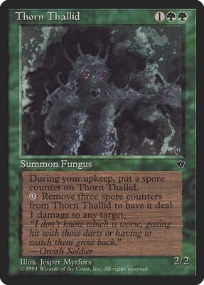 Thorn Thallid (Myrfors) card from Fallen Empires