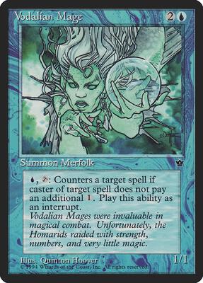 Vodalian Mage (Hoover) card from Fallen Empires