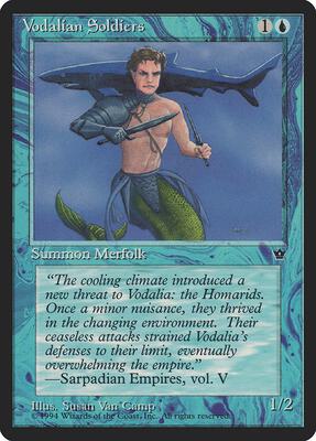 Vodalian Soldiers (Van Camp) card from Fallen Empires
