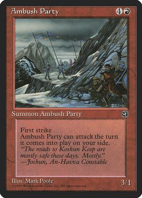 Ambush Party [Version 2] card from Homelands
