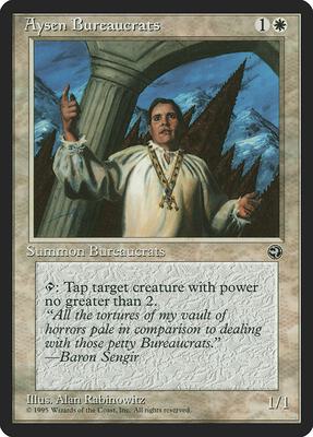 Aysen Bureaucrats [Version 2] card from Homelands