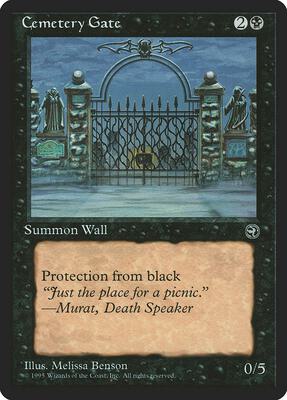 Cemetery Gate [Version 2] card from Homelands