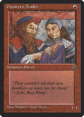 Dwarven Trader [Version 2] card from Homelands