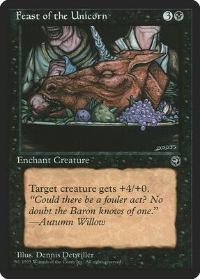 Feast of the Unicorn [Version 2] card from Homelands